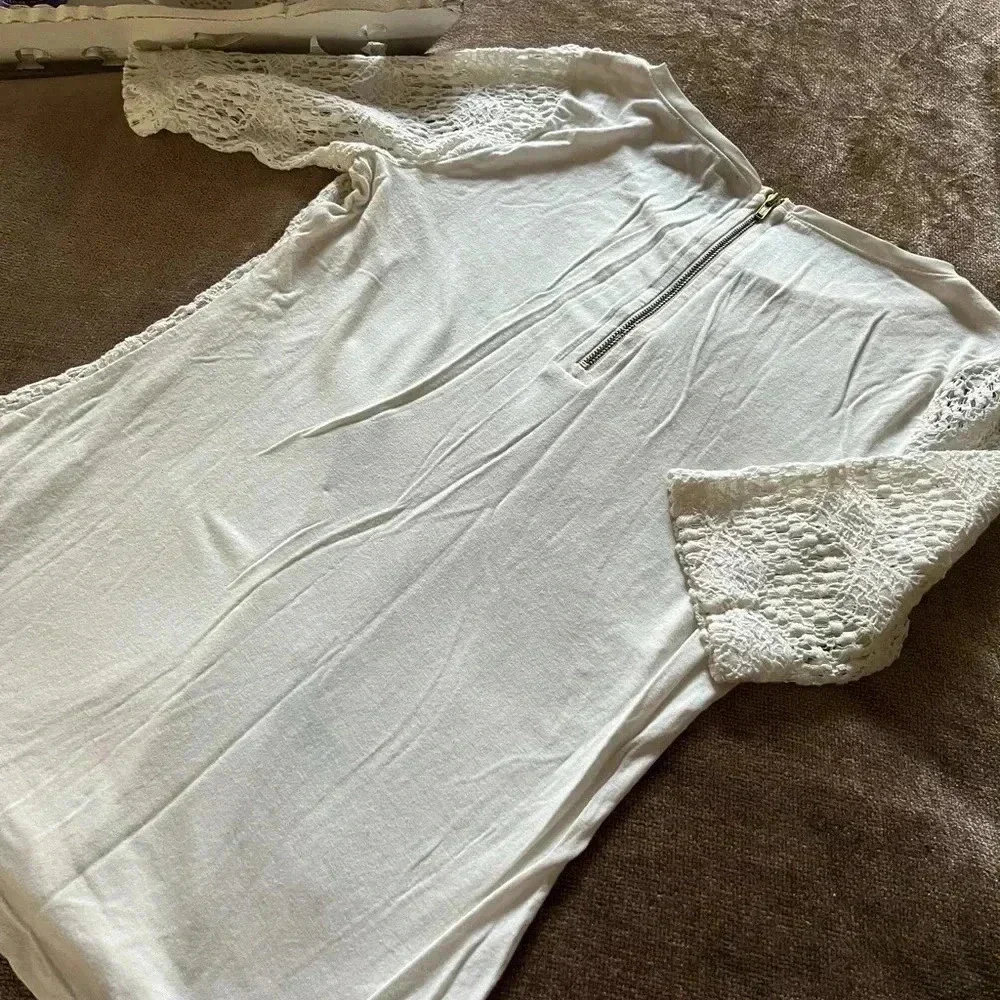The Limited Cream Lace Women's Top